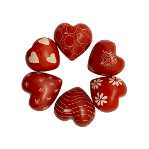 Kisii stone hearts
