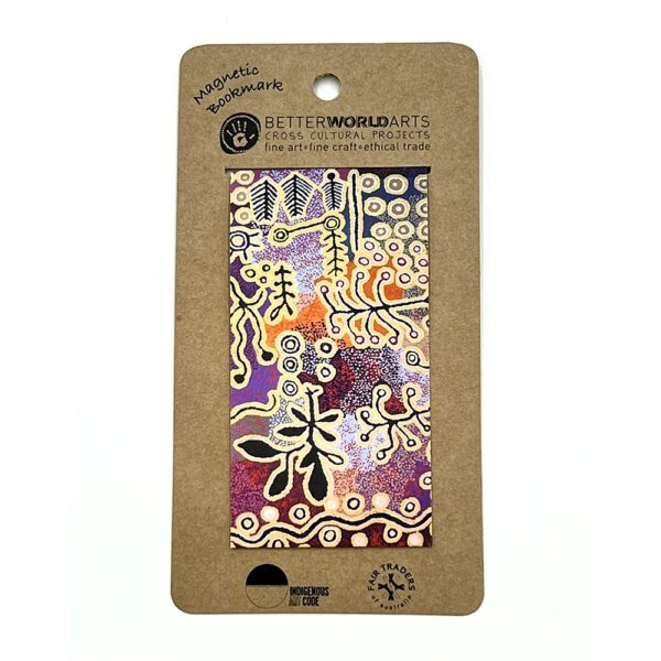 Celebrating Aboriginal Heritage through Art and Functionality, magnetic bookmark pst604